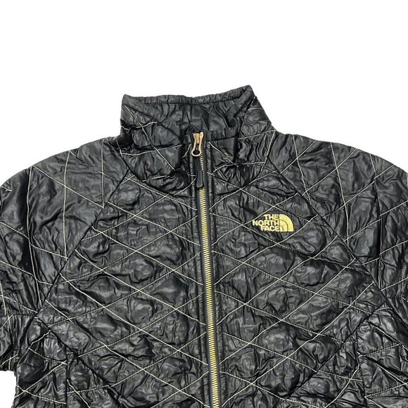 The North Face Thermoball Jacket Womens Small Black Puffer Quilted - Picture 4 of 9